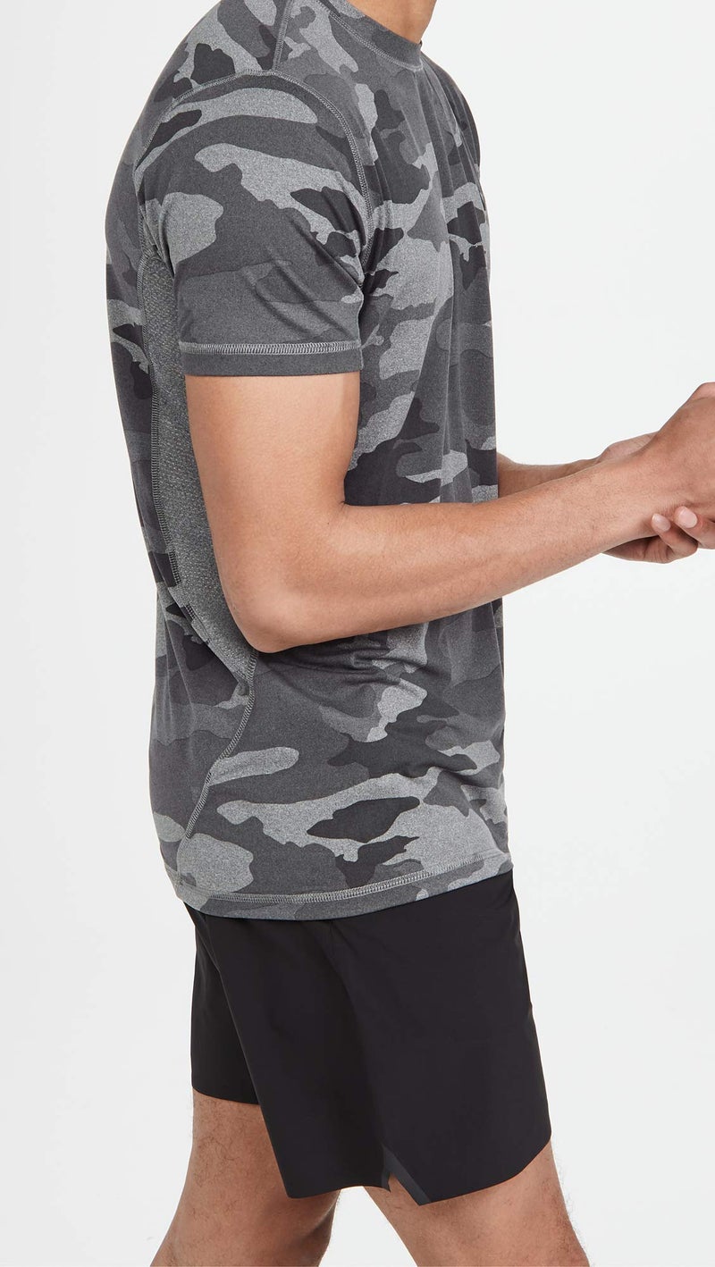 RVCA mens Sport Vent Short Sleeve Crew Neck Pocket T-shirt T Shirt, Camo, Large US - Image 4